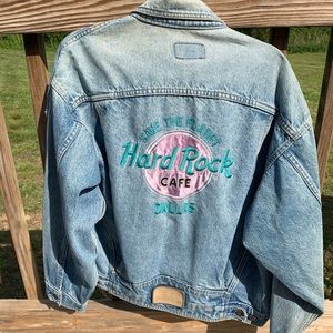 Vintage Levi Hard Rock Cafe Denim Jacket